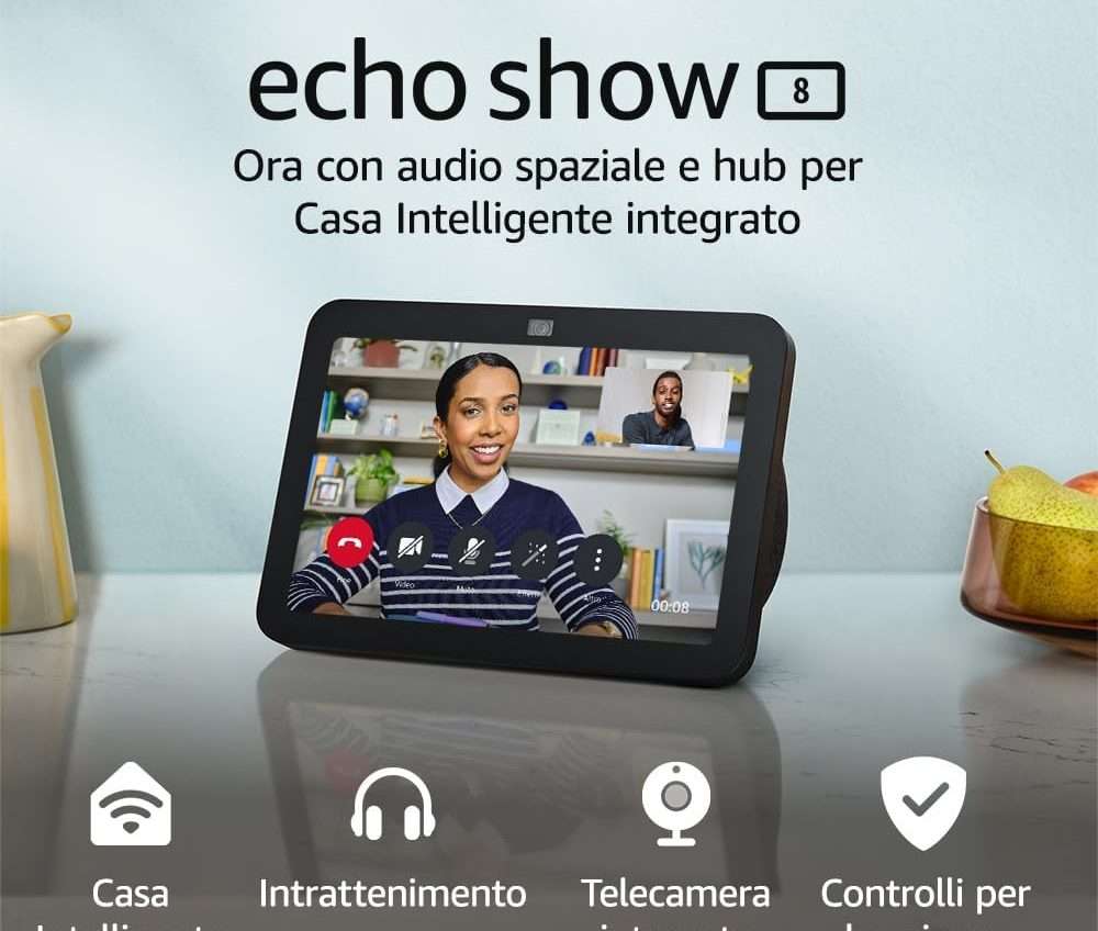 L'Amazon Echo Show 8 è in offerta ad un ottimo prezzo