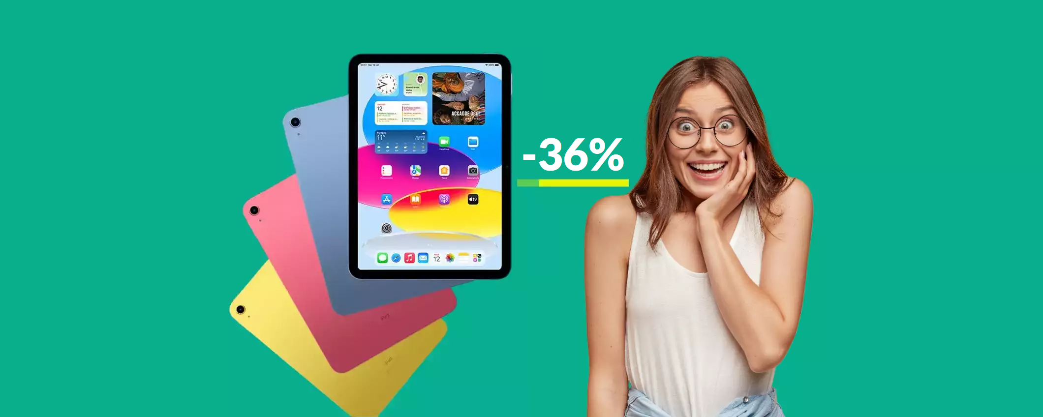 Oggi bastano MENO di 400€ per acquistare il tuo nuovo iPad