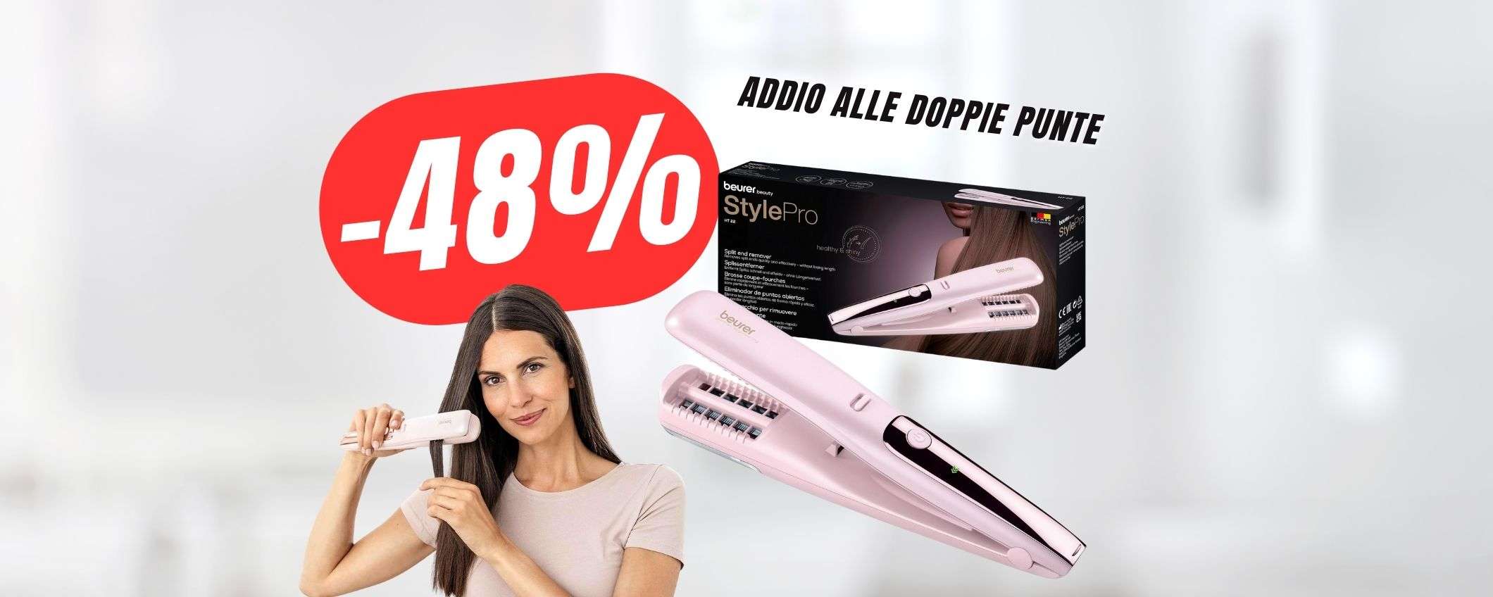 Dì ADDIO alle DOPPIE PUNTE grazie a StylePro di Beurer (al -48%)!