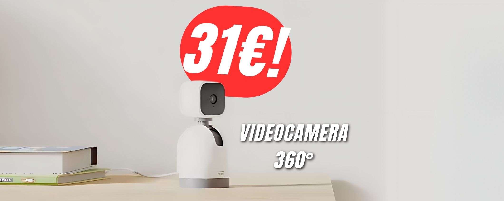 Controlla questa videocamera a 360° dal tuo smartphone (COSTA solo 31€!)