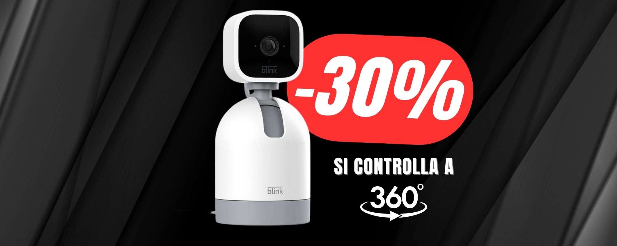 La videocamera che SI CONTROLLA dallo SMARTPHONE crolla a soli 31€!