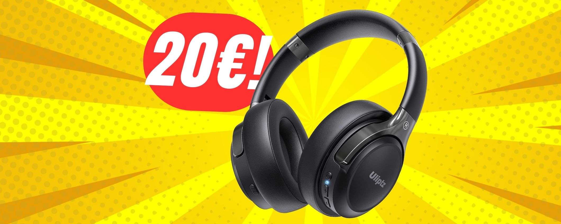 Queste CUFFIE WIRELESS costano solo 20€ grazie al coupon Amazon!