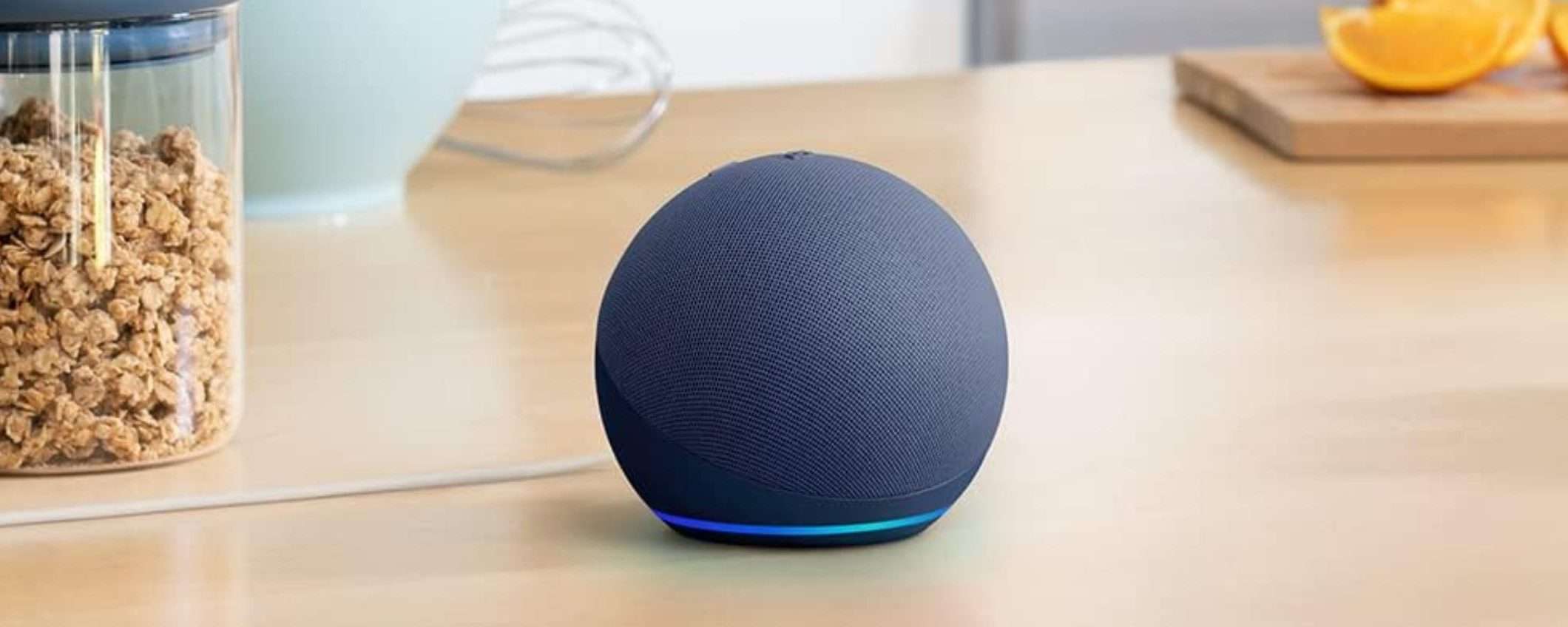 Echo Dot 5 con Alexa: prezzo ABBATTUTO su Amazon, risparmi il 46%