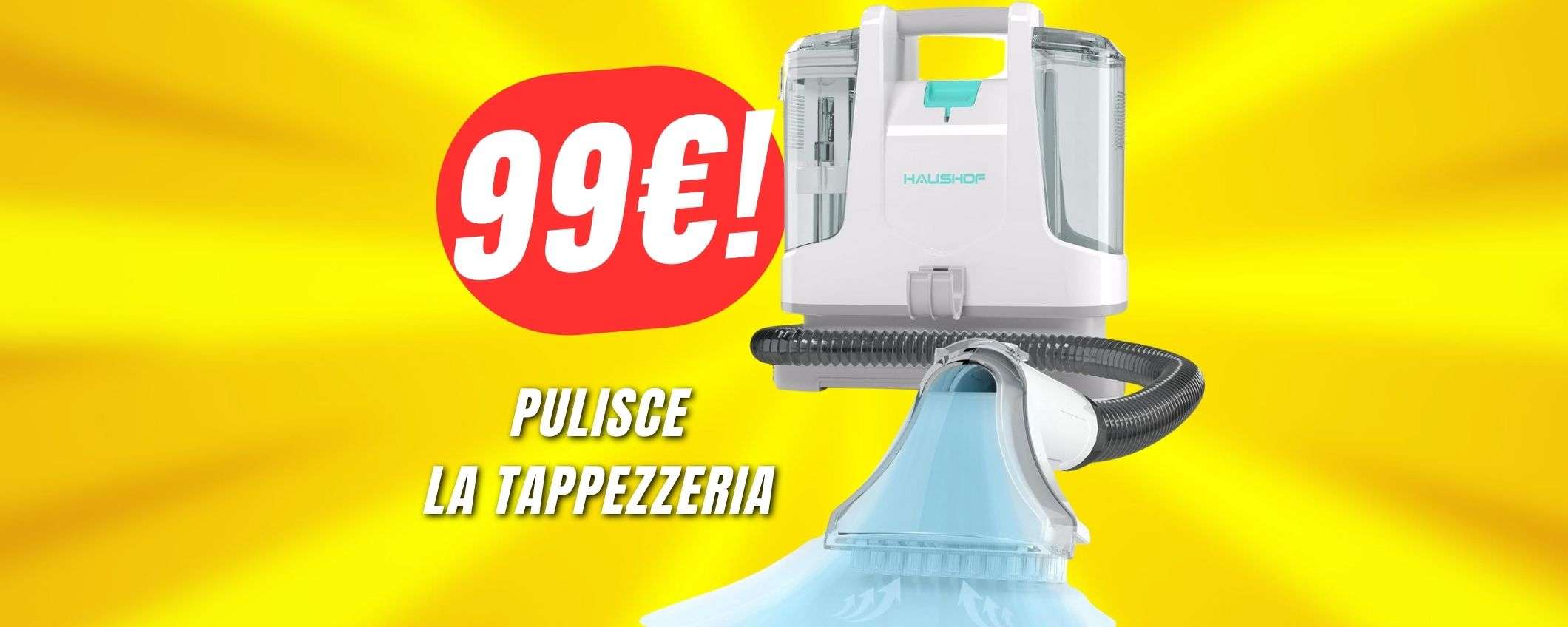 Dì addio alle MACCHIE sulla STOFFA con il pulitore portatile (a 99€!)