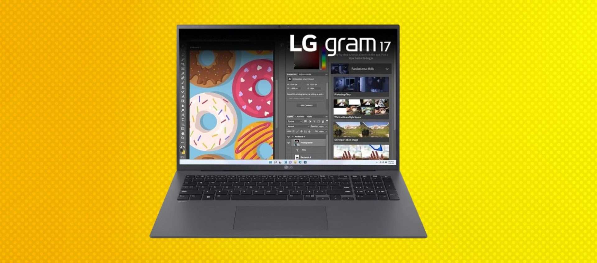 LG Gram 17 in offerta: schermo magnifico e grandi prestazioni