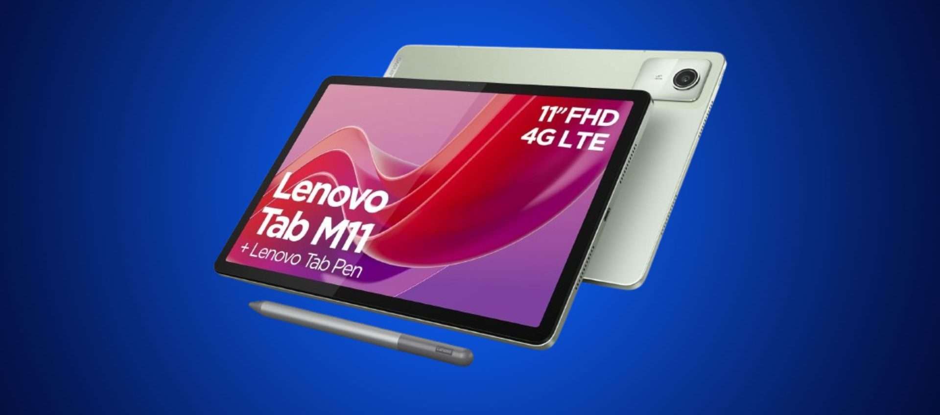 Lenovo Tab M11, oggi risparmi 50€: un ottimo tablet Android iper-versatile