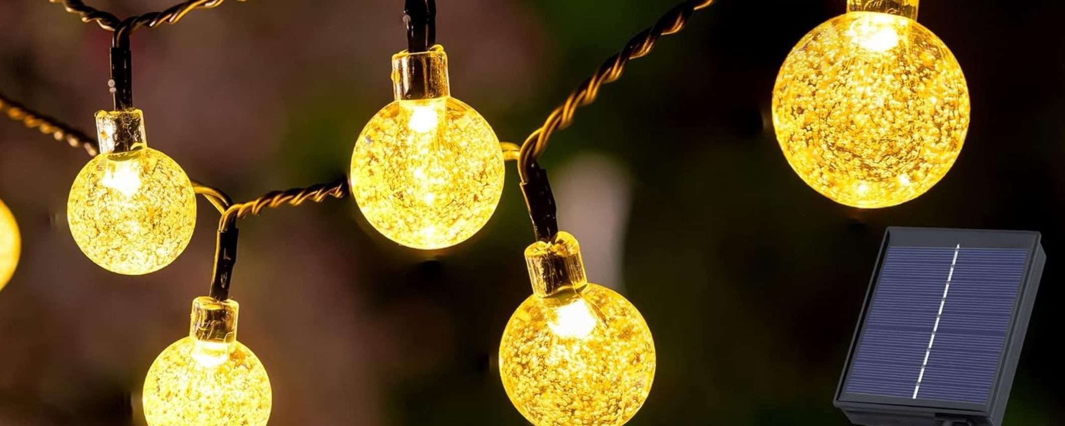 Feste in giardino UNICHE con questa catena luminosa in OFFERTA (Amazon)