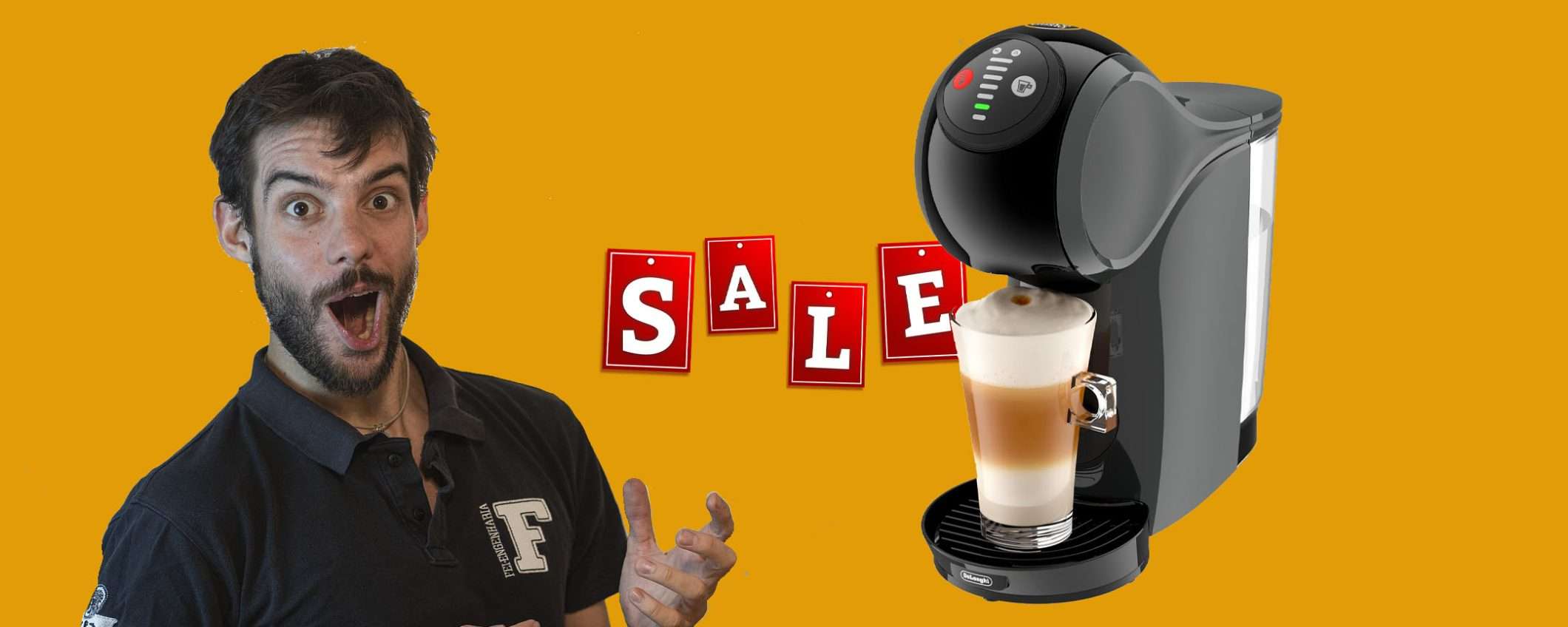 Nescafé Dolce Gusto Genio S in sconto + 40€ di prodotti in regalo!