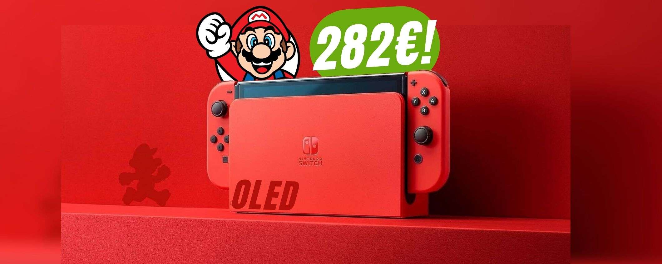 Nintendo Switch OLED: l'edizione limitata di Super Mario costa pochissimo grazie al COUPON!