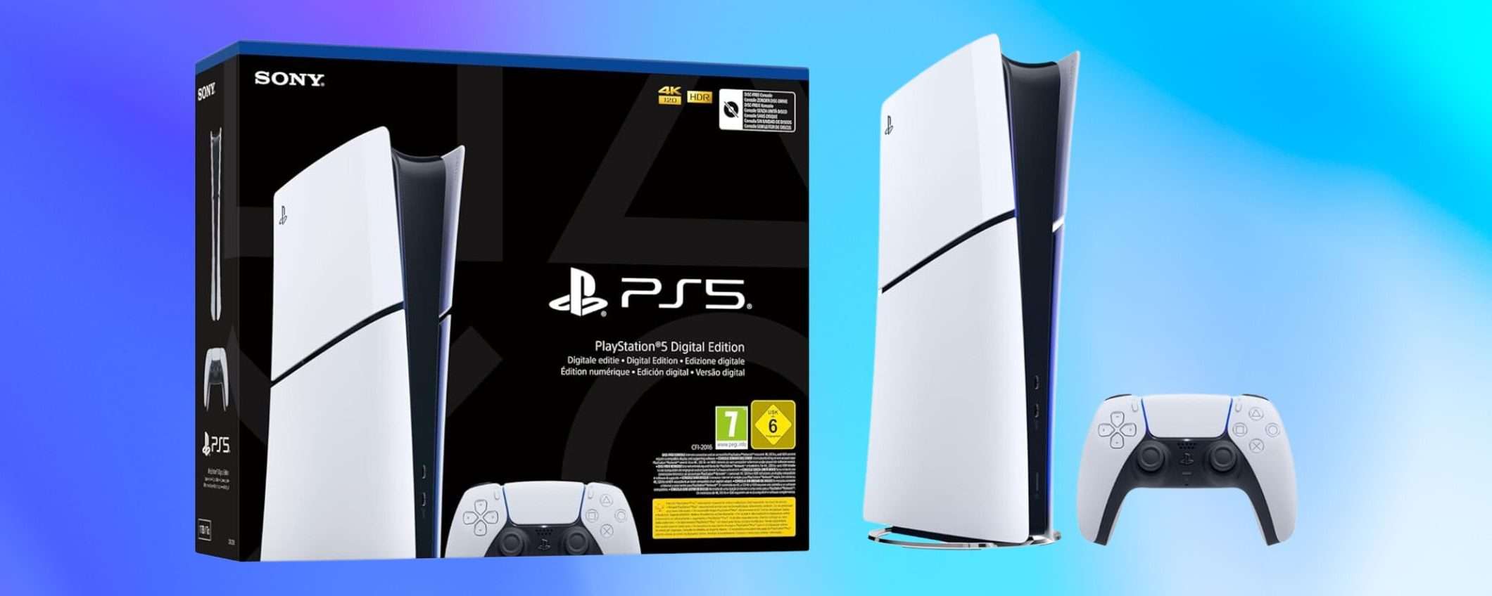 PlayStation 5 Digital: il nuovo modello è in offerta al MINIMO STORICO (399€)