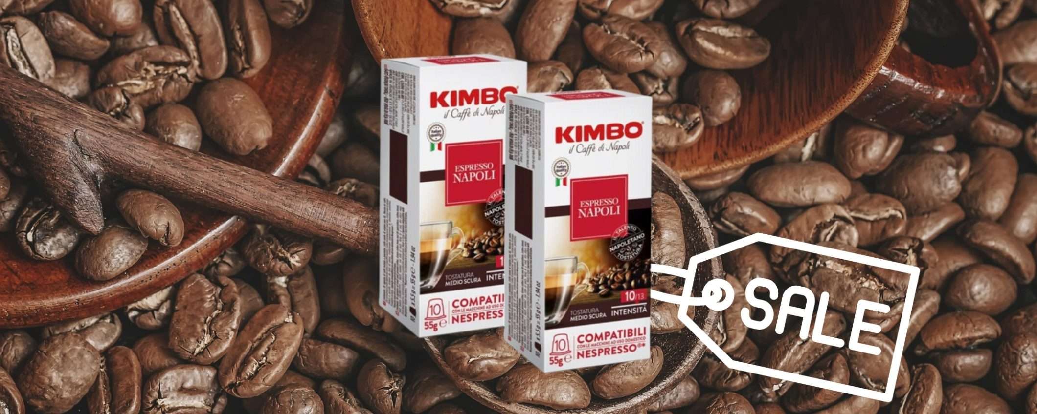 Incredibile offerta di eBay: 200 capsule caffè Kimbo miscela Napoli a soli 39€