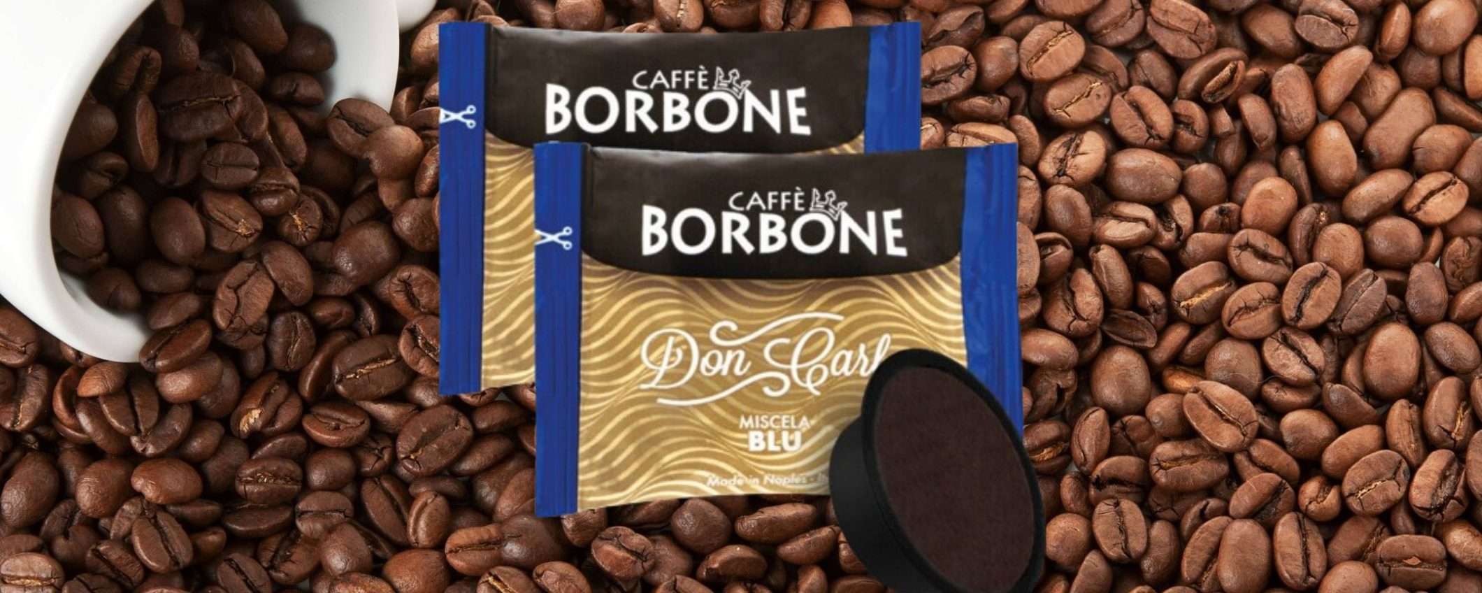 Miscela Blu di Caffè Borbone: 200 capsule per Lavazza A Modo Mio scontate del 24% su eBay