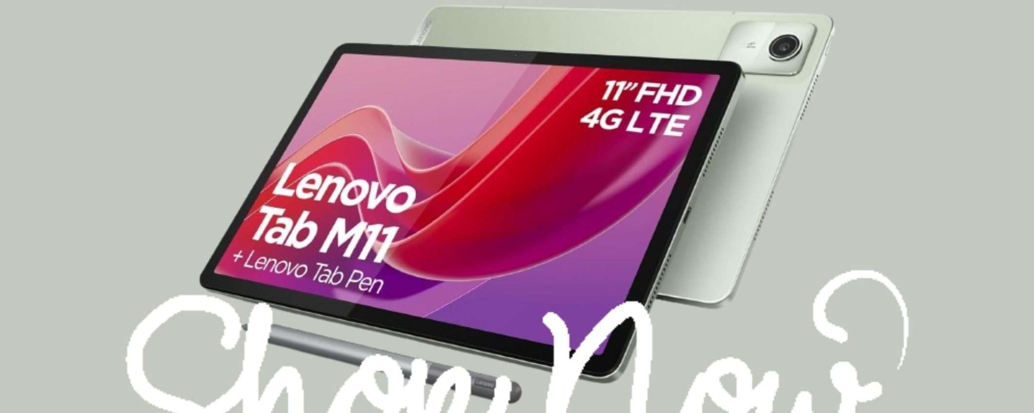 Tablet Lenovo Tab M11: il weekend inizia con una fantastica promozione!