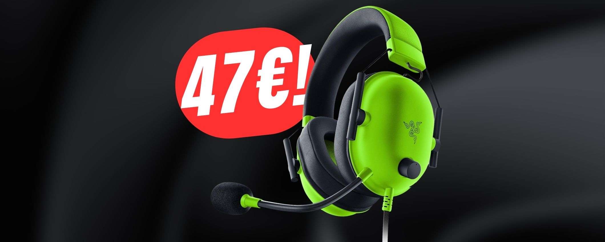 Le CUFFIE di Razer (compatibili con qualsiasi cosa) passano da 79€ a soli 47€!