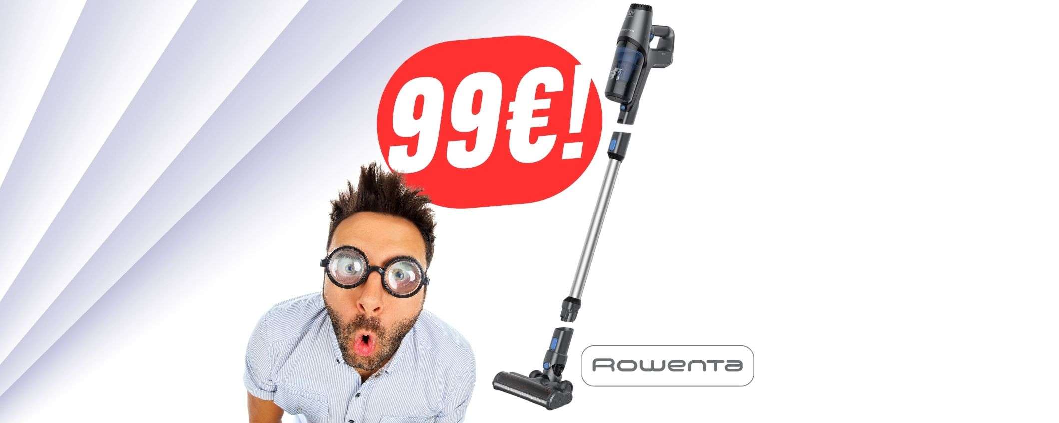 Da 209€ a soli 99€: l'ASPIRAPOLVERE Rowenta è protagonista di un'offerta clamorosa!