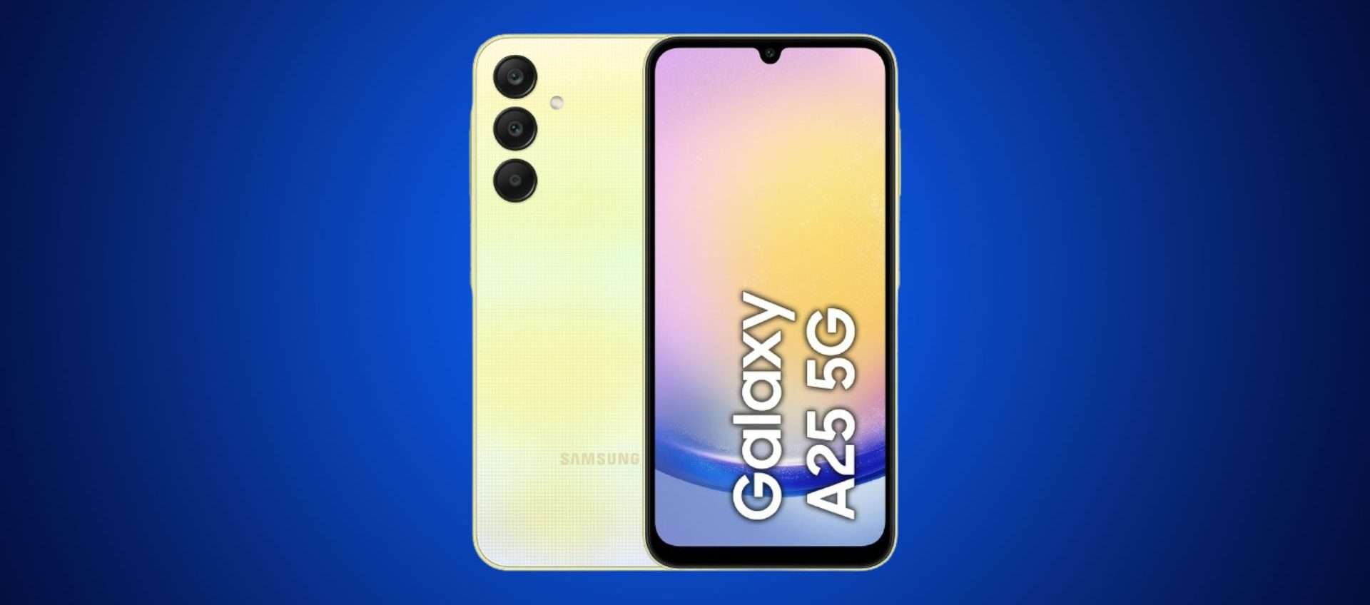 Solo 191€ per il Samsung Galaxy A25 5G: 40% di sconto sul super entry-level