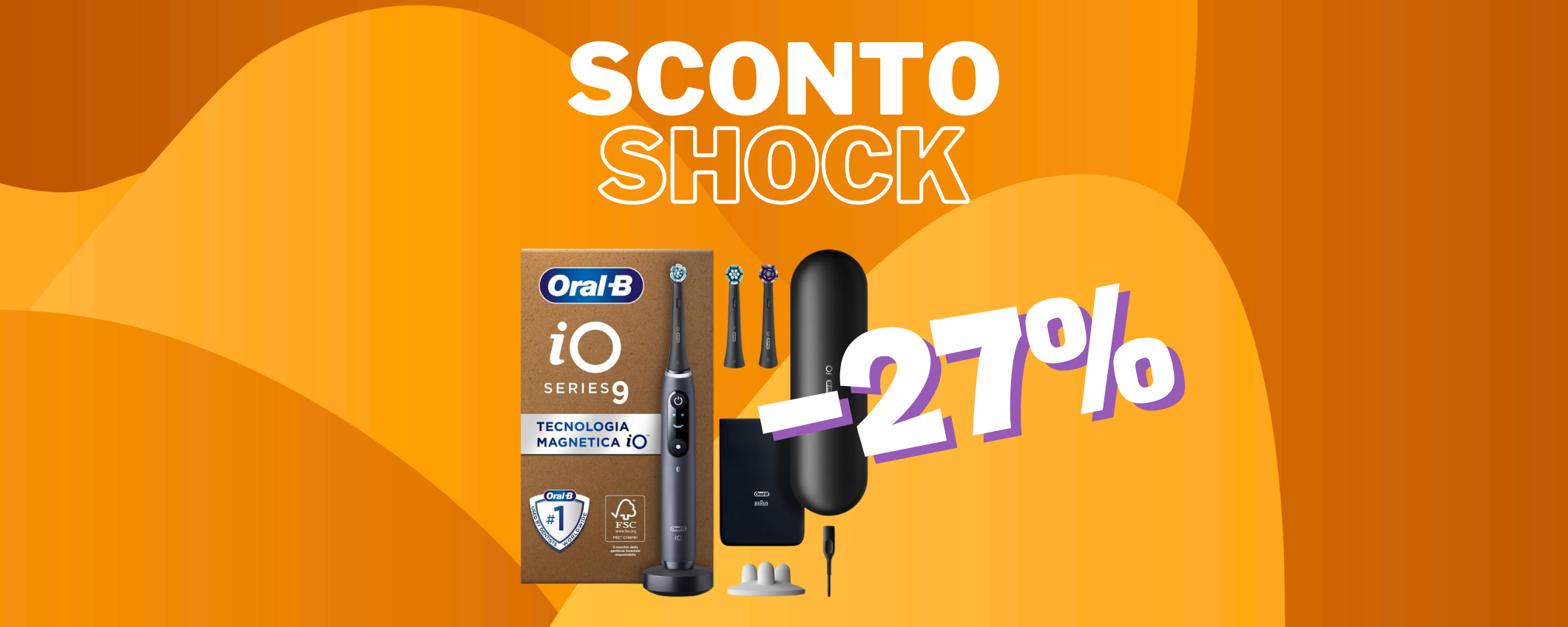 Spazzolino elettrico Oral-B iO 9N a un prezzo SHOCK (-27%)