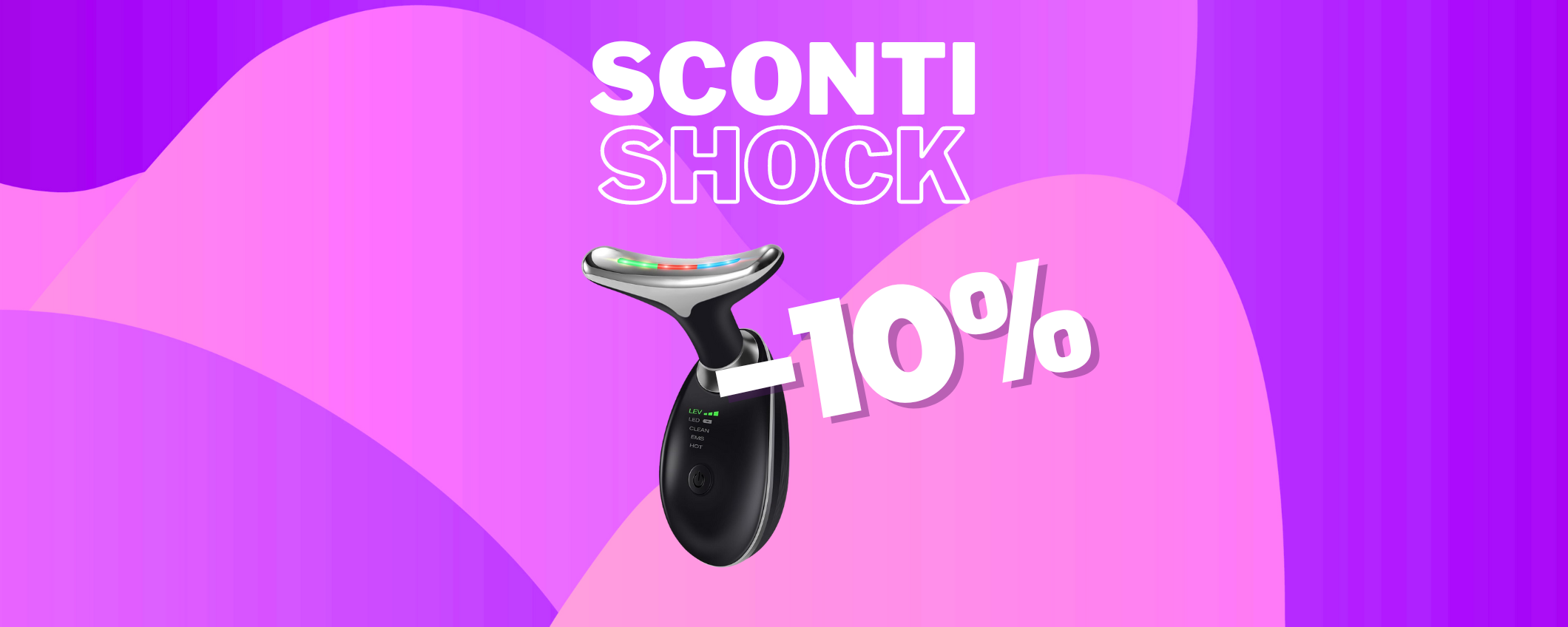 Ottimo massaggiatore anti-rughe in sconto del 10%