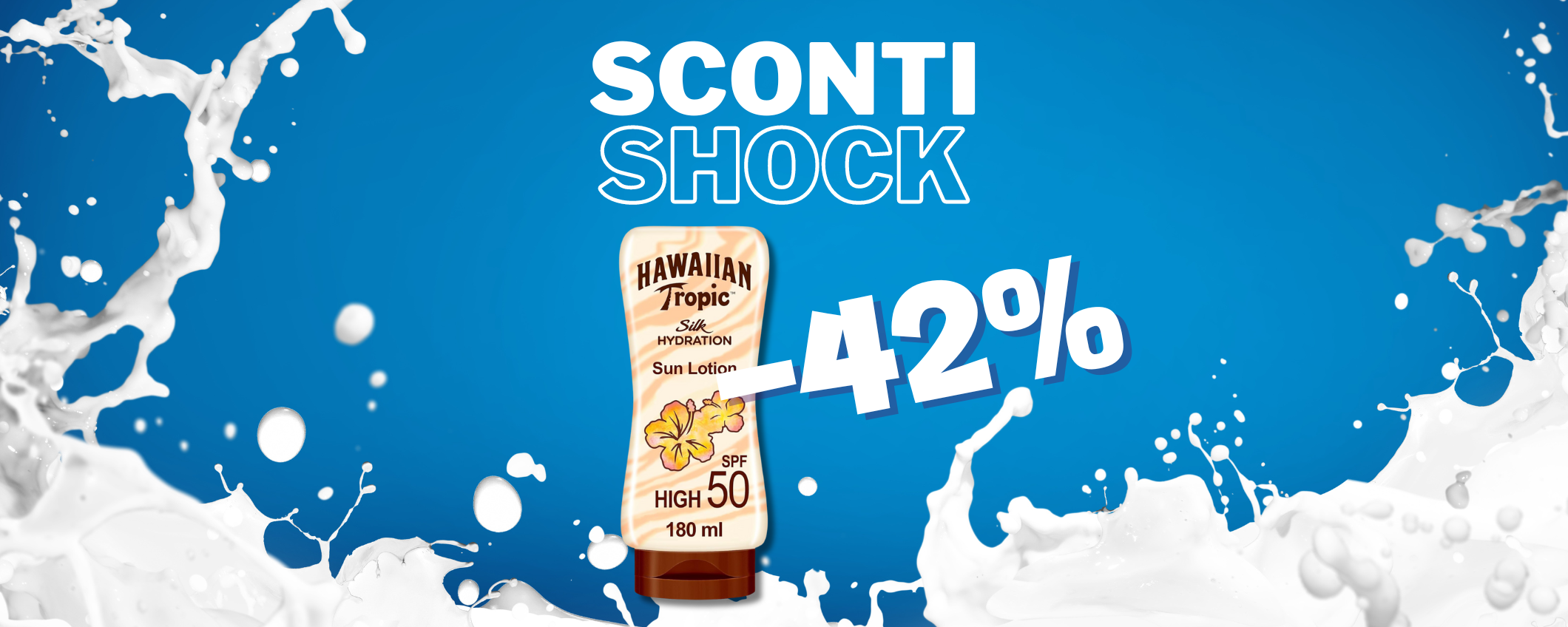 Crema solare Hawaiian Tropic SPF 50 a prezzo SHOCK (-42%)