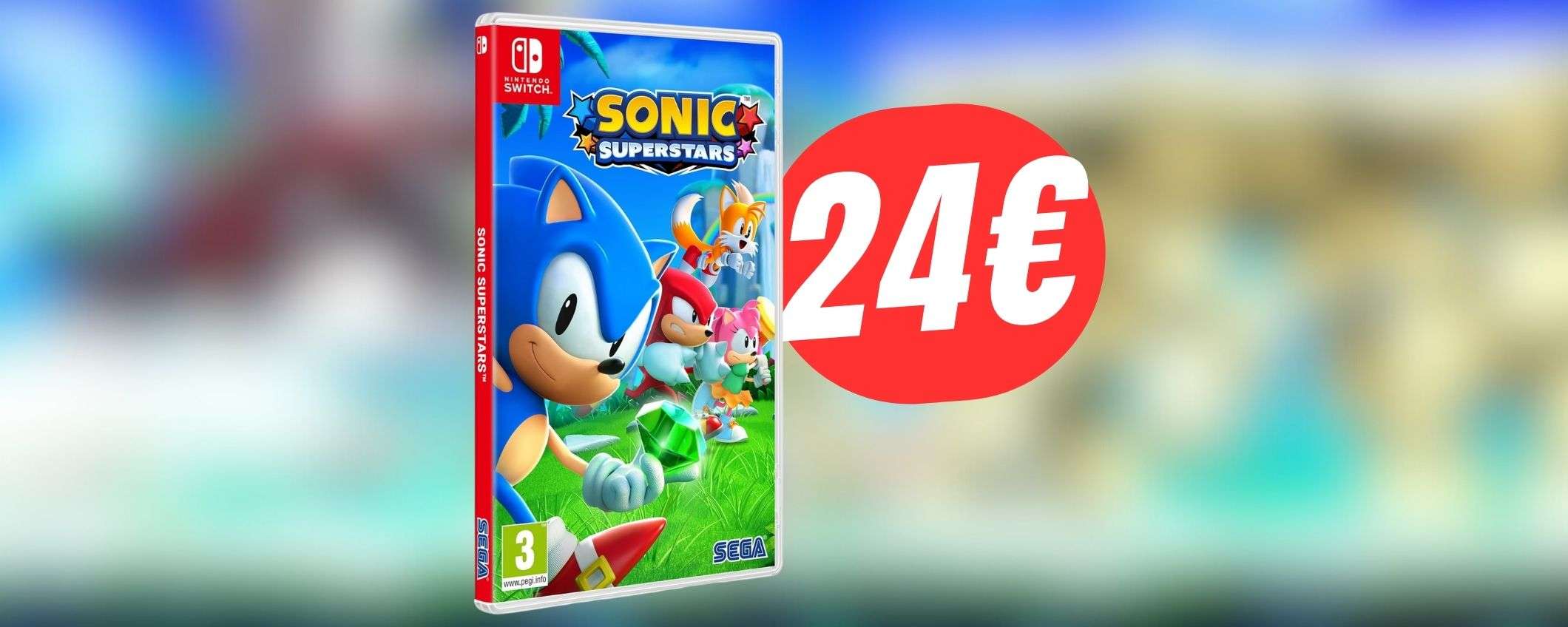 MINIMO STORICO per Sonic Superstars (Nintendo Switch): solo 24€!