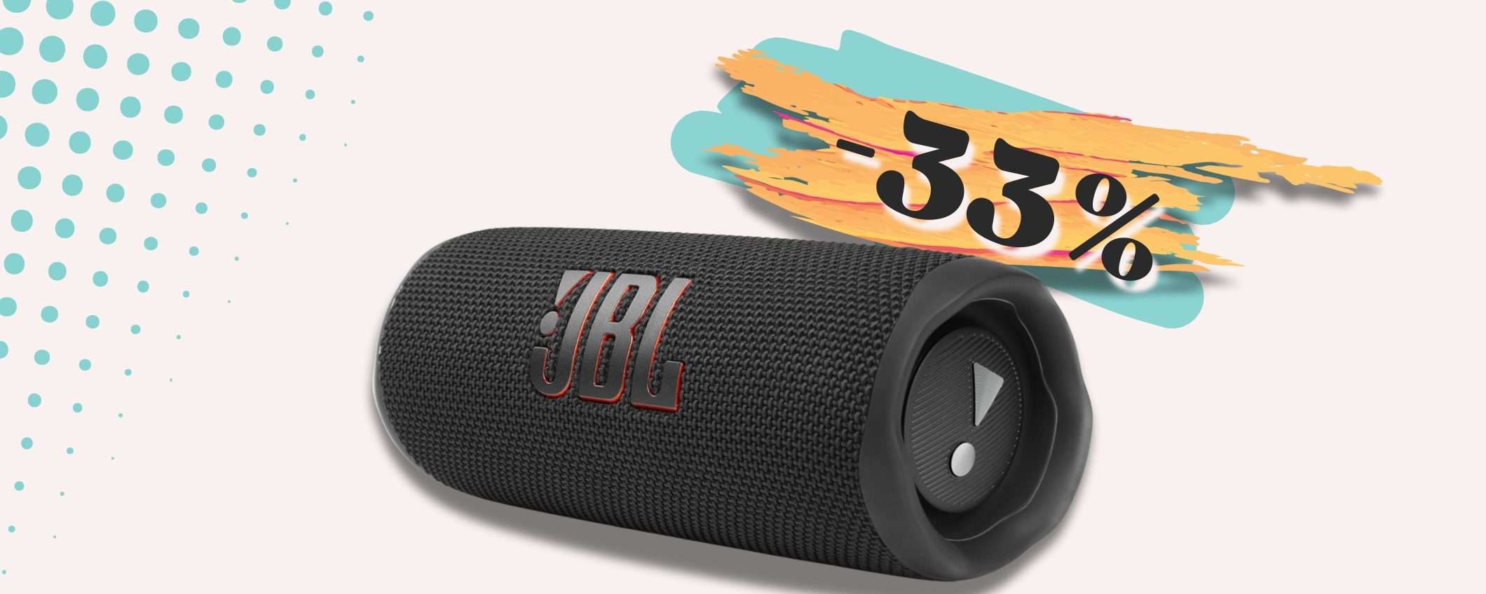 Speaker Bluetooth da audio SUPREMO: naturalmente JBL Flip 6 (-33%)