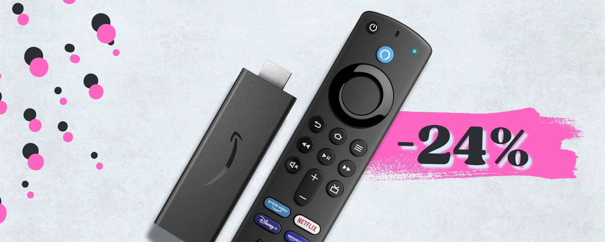 Fire TV Stick per app streaming sul televisore vecchio: TORNA in sconto