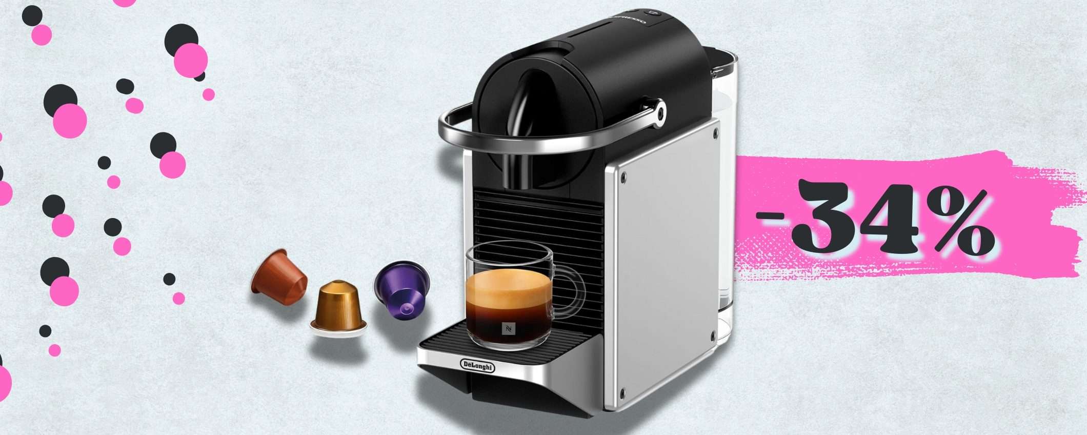 Nespresso PIXIE ti fa sentire al bar: prezzo REGALO per macchinetta TOP