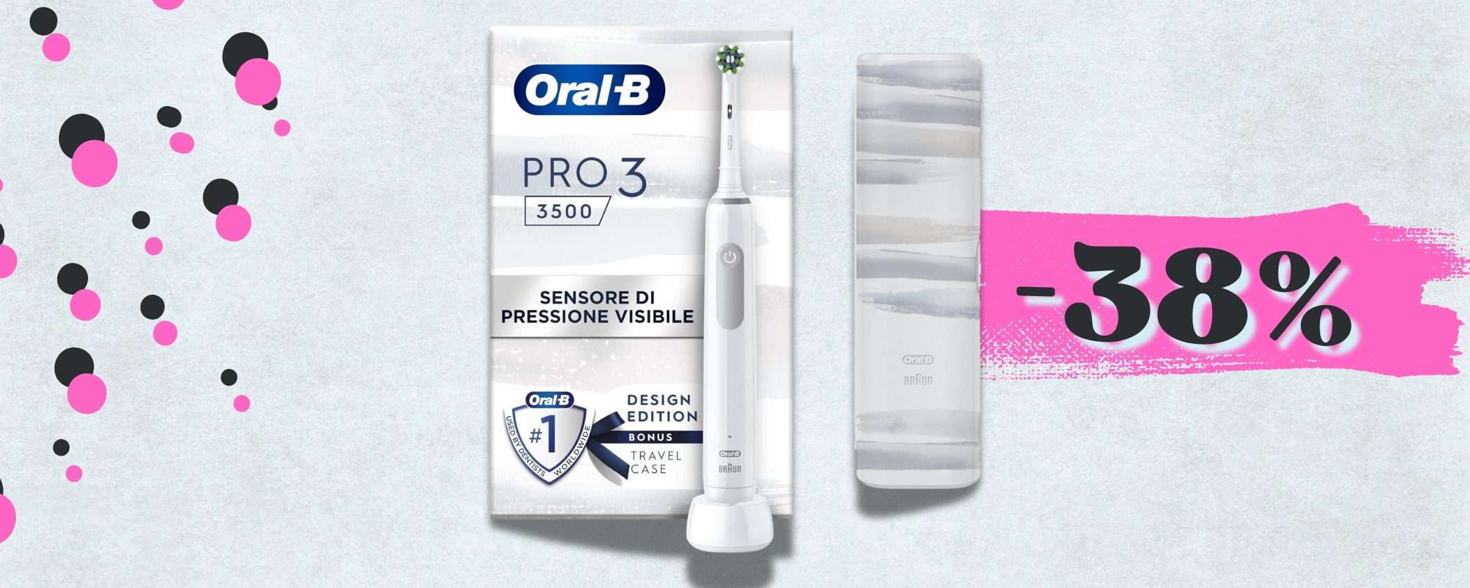 Soli 44€ per dire ADDIO al dentista: spazzolino elettrico Oral-B