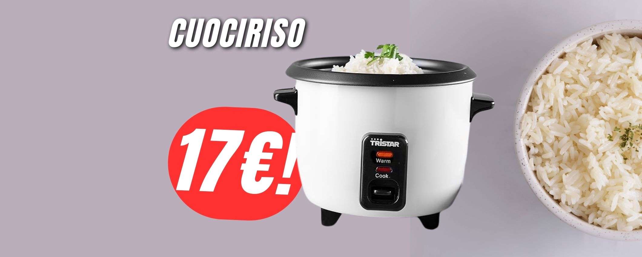 Con il CUOCIRISO elettrico a 17€ farai dei risotti spaziali!