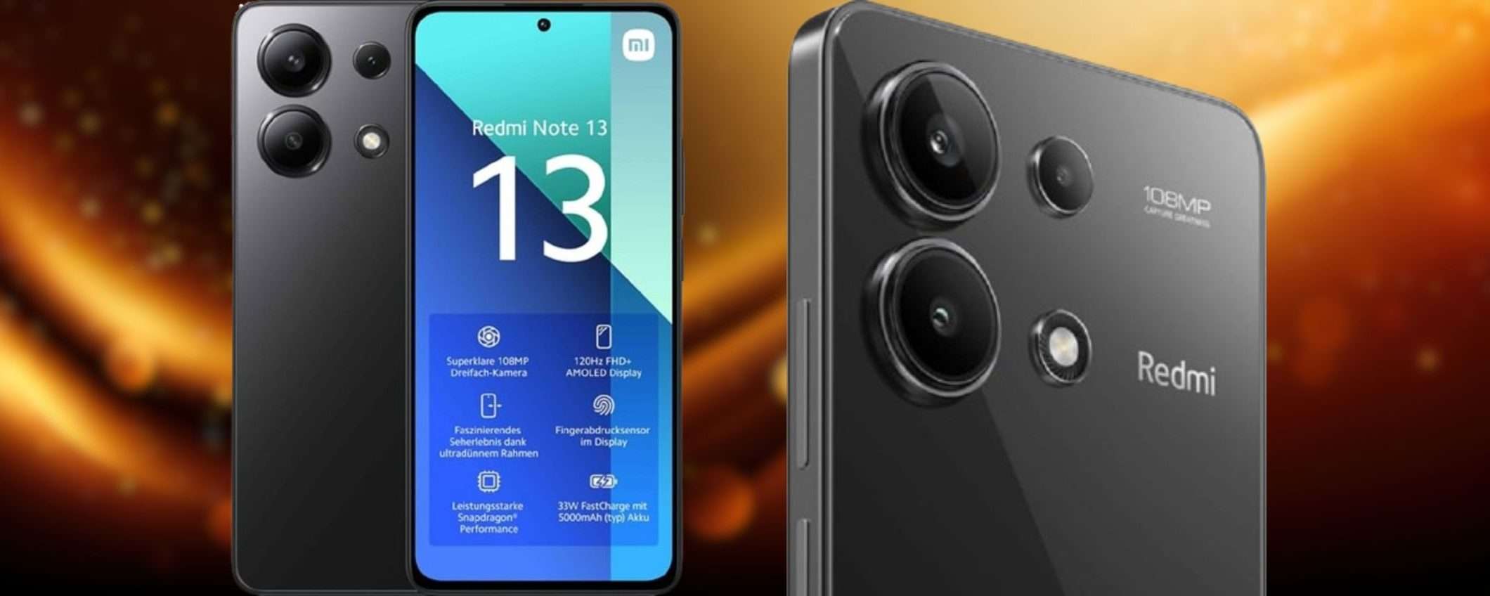 Xiaomi Redmi Note 13 a 149€ TOGLIE IL FIATO: 108MP, 6/128GB e AMOLED 120Hz