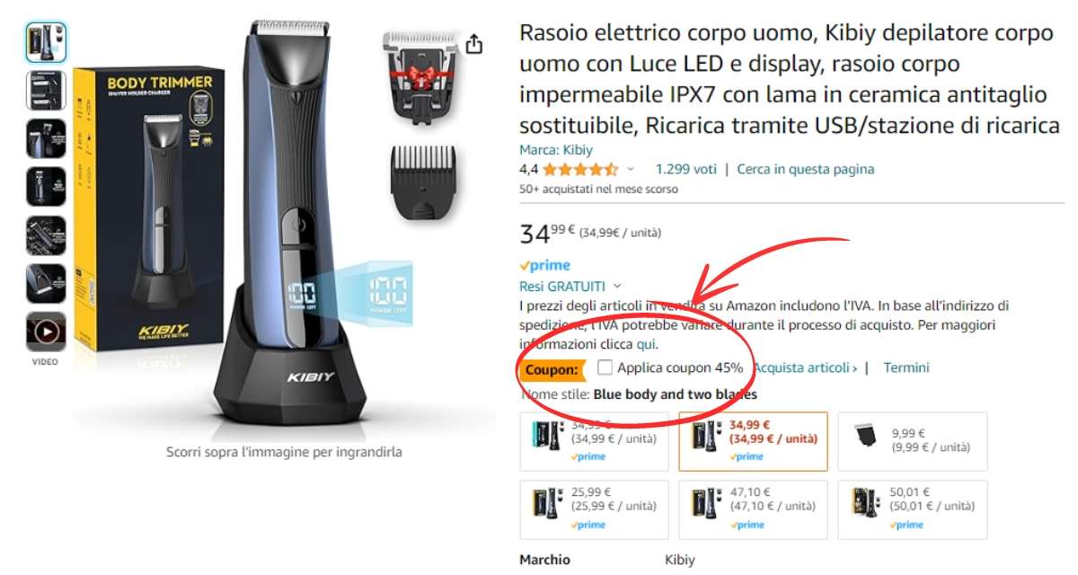 appena-19e-rasoio-elettrico-impermeabile-grazie-coupon-amazon