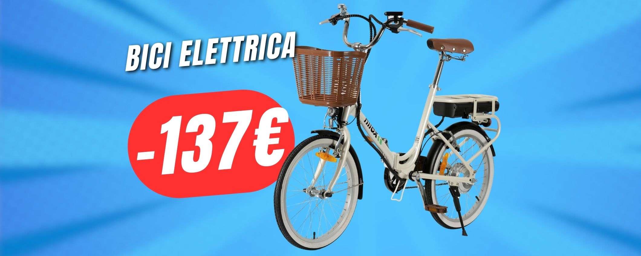 Con questo SCONTO risparmierai 137€ sulla BICI ELETTRICA di Nilox!