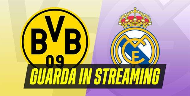 Guarda in streaming Borussia Dortmund-Real Madrid, la finale di Champions League