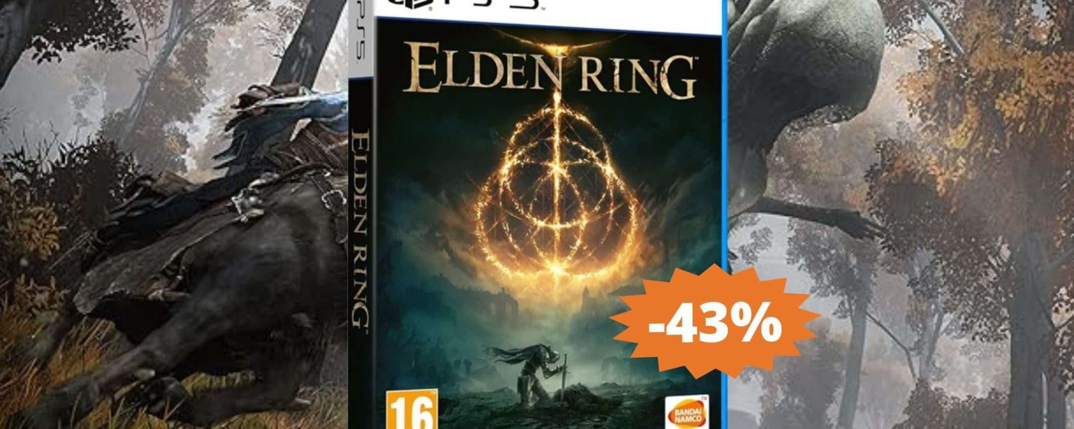 Elden Ring per PS5: un AFFARE da non perdere su Amazon (-43%)