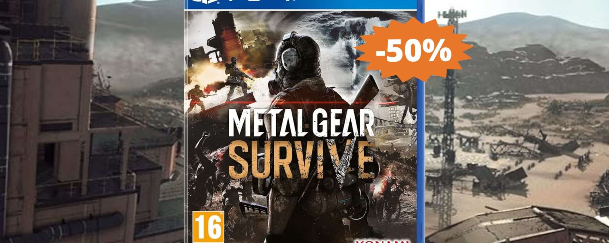 Metal Gear Survive per PS4: CROLLO del prezzo su Amazon (-50%)