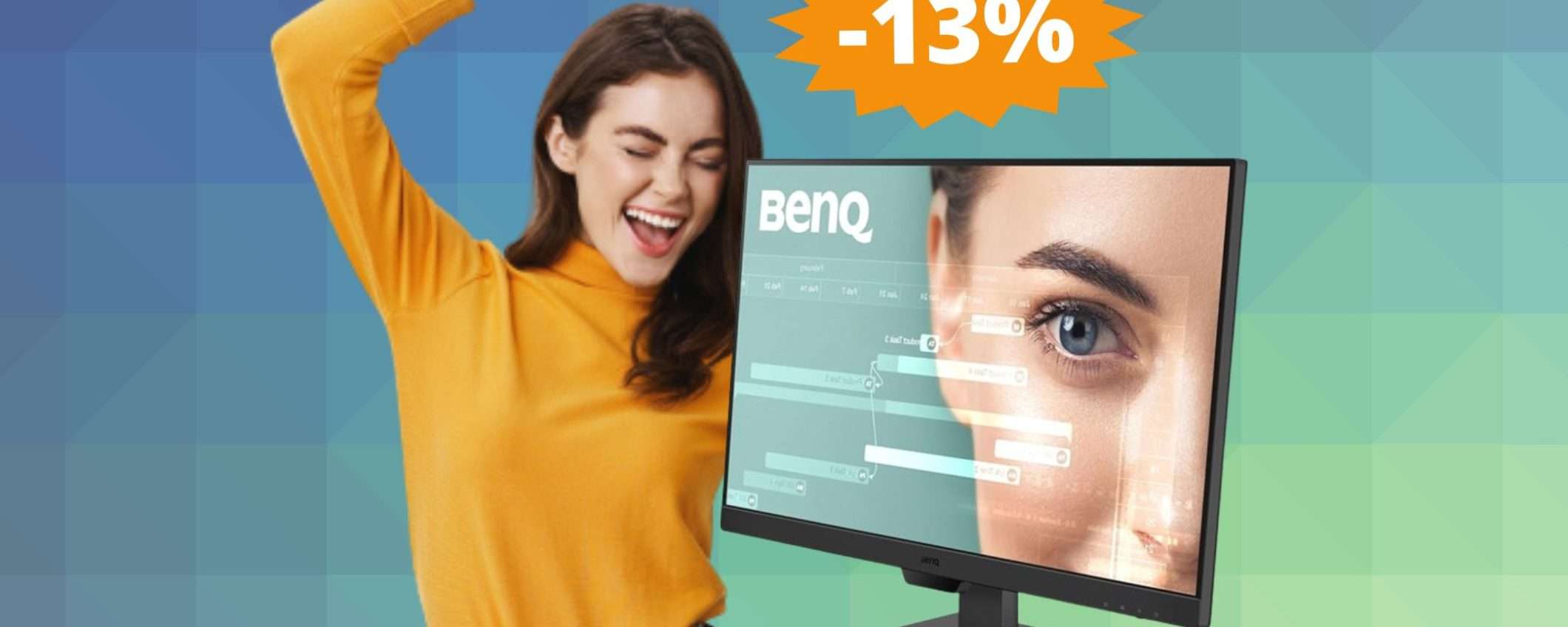 Monitor da gaming BenQ: offerta ESCLUSIVA del 13% su Amazon