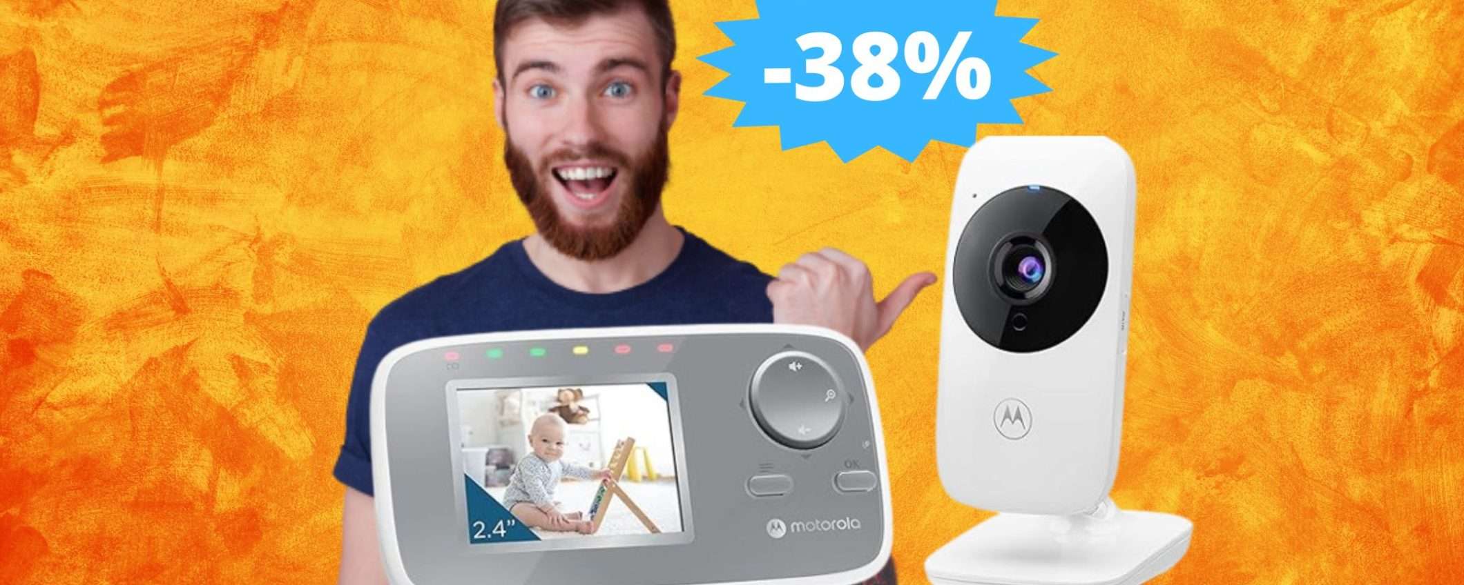 Motorola Nursery Baby Monitor: sconto IMBATTIBILE del 38%