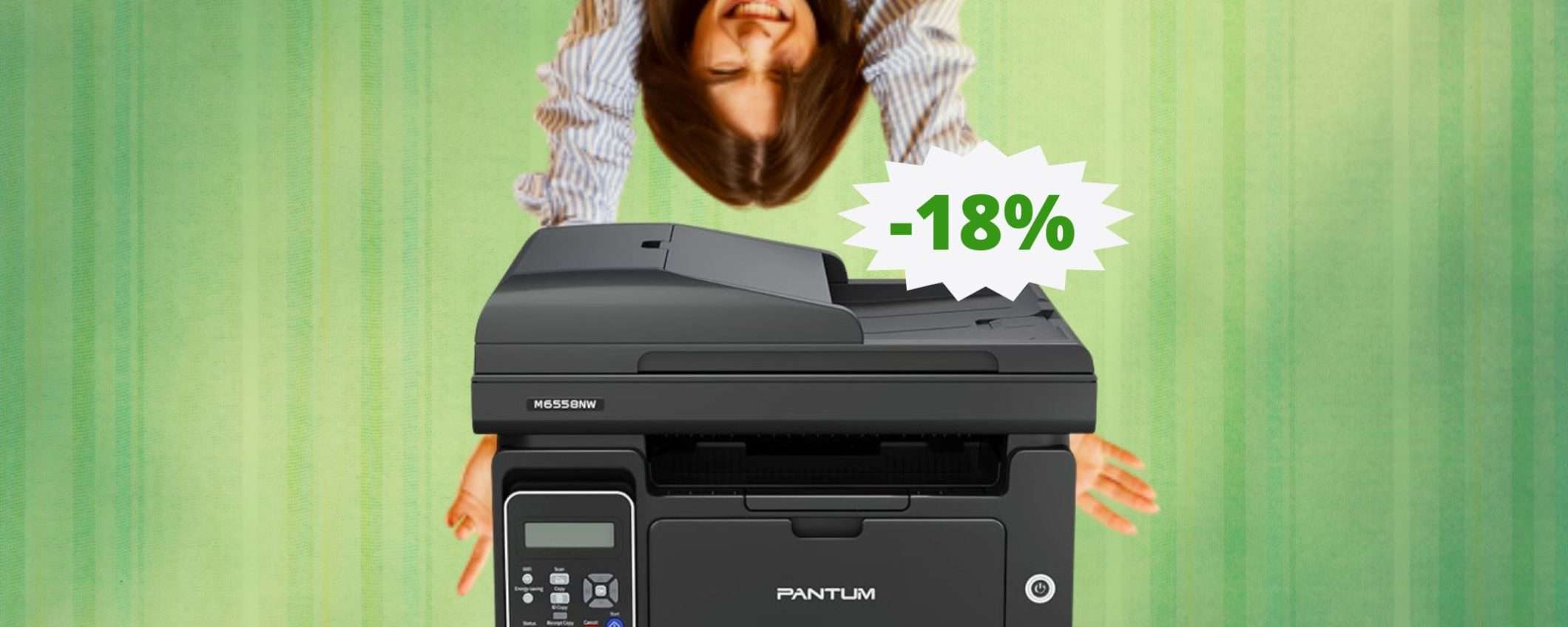 Stampante laser Pantum: un'OCCASIONE imperdibile (-18%)