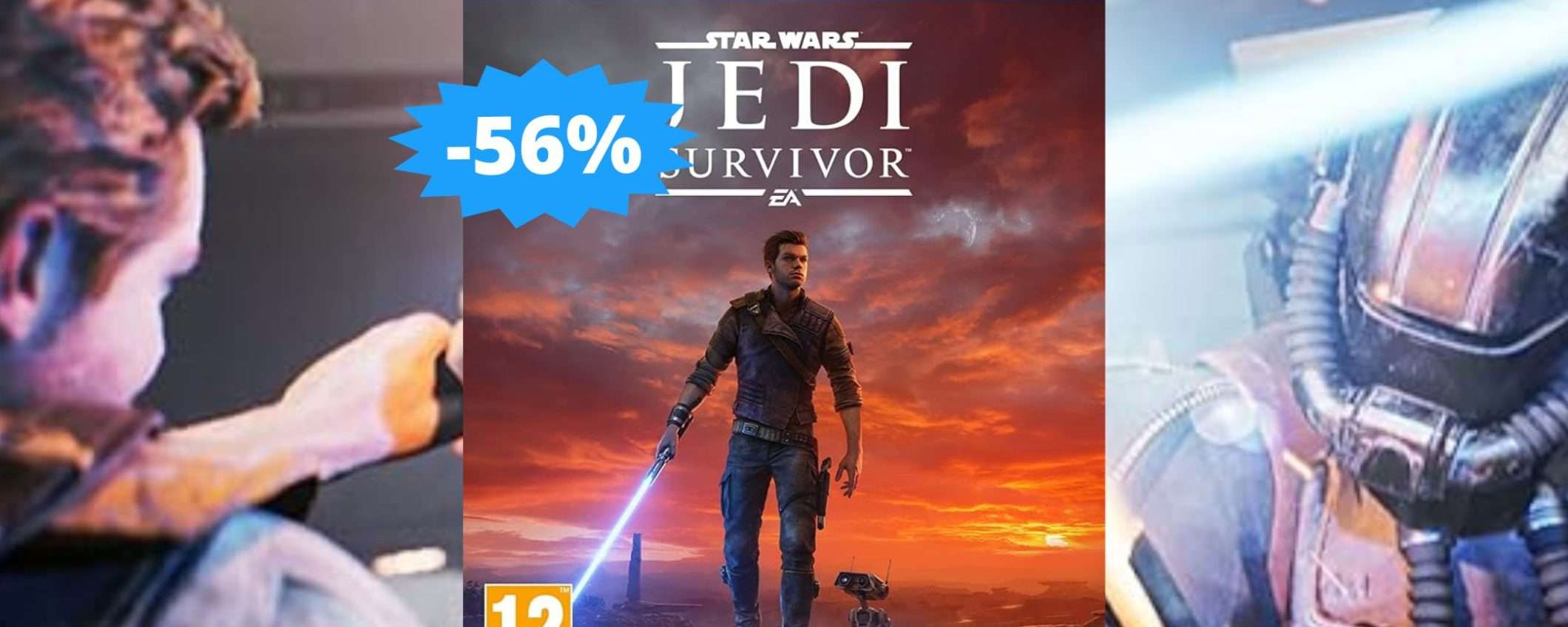 Star Wars Jedi Survivor per PS5: sconto GALATTICO del 56%