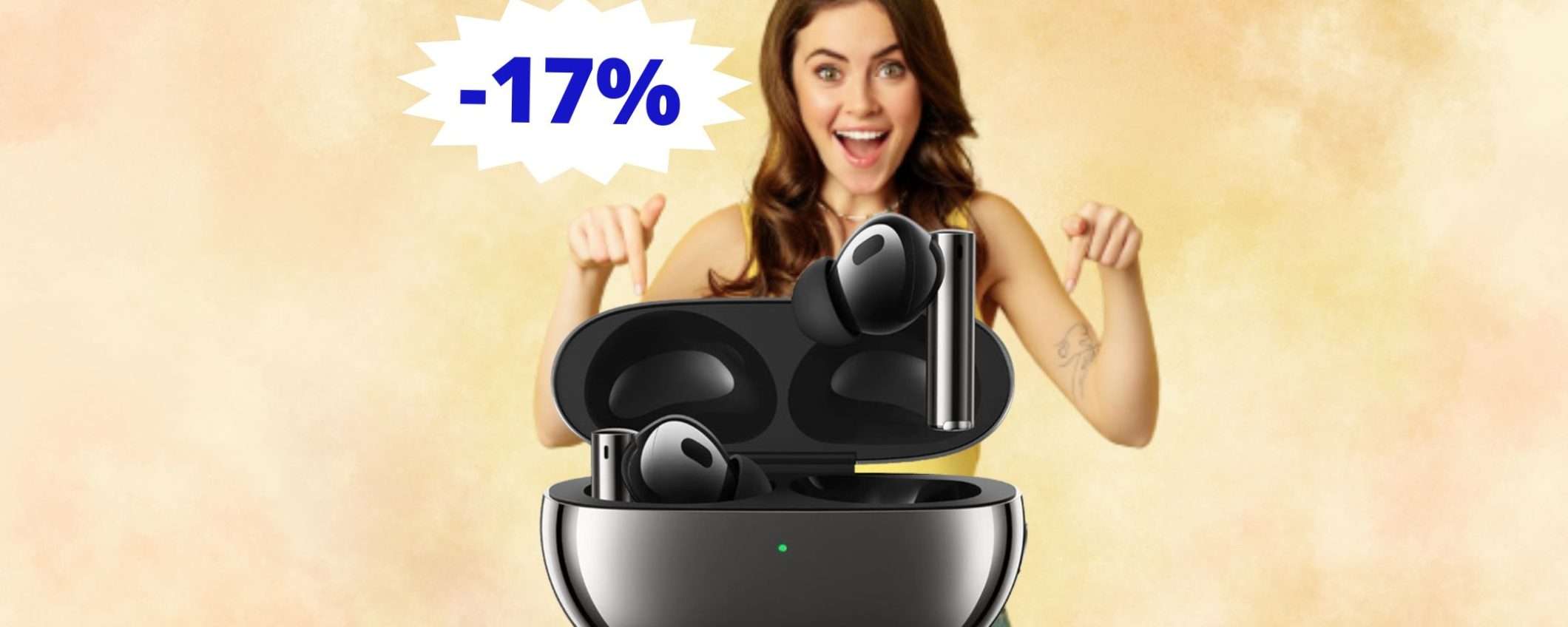 Realme Buds Air 5 Pro: sconto IMPERDIBILE del 17%