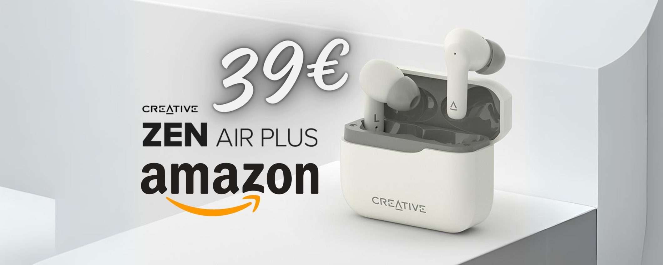 CREATIVE Zen Air Plus: auricolari wireless STUPENDI al 20% in MENO