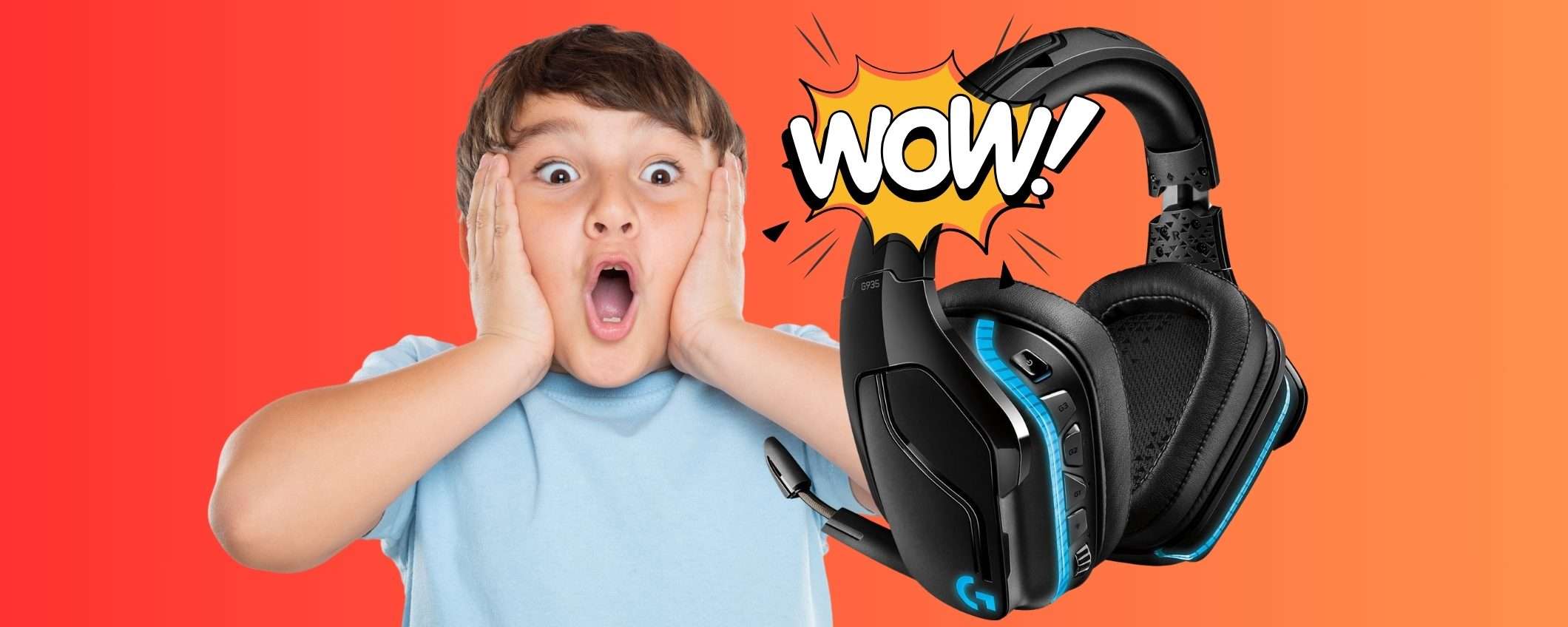 Cuffie da gaming Logitech in OFFERTA a TEMPO solo su Amazon