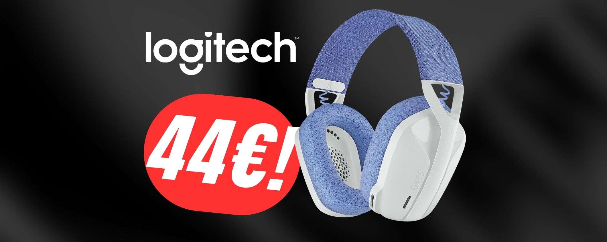 Da 87€ a 44€: le cuffie wireless Logitech crollano a un PREZZO CLAMOROSO!