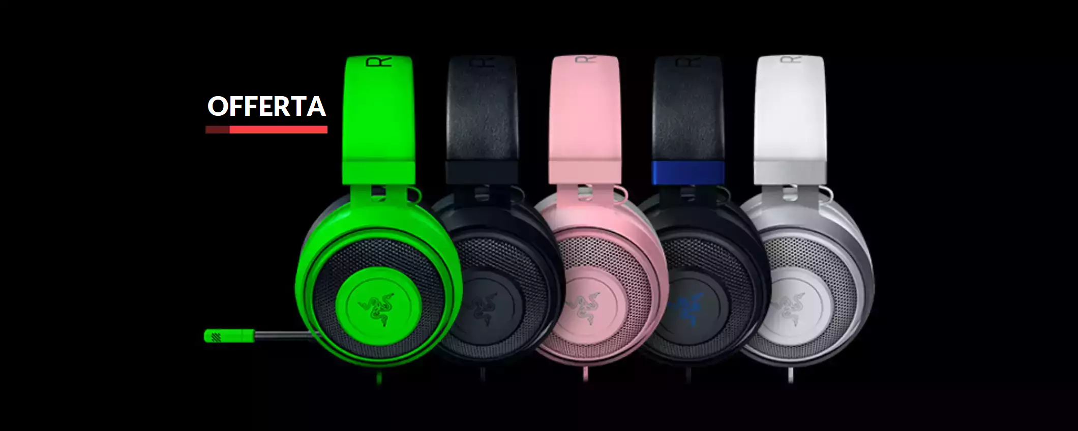 Cuffie Razer in SCONTO ad appena 50€: musica TRAVOLGENTE