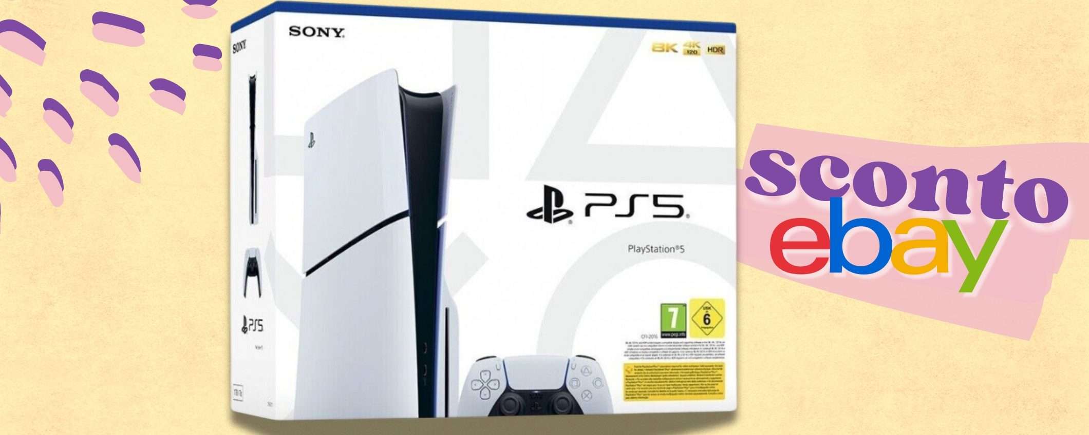 PlayStation 5 SLIM versione con disco a prezzo CONVENIENZA (-117€)