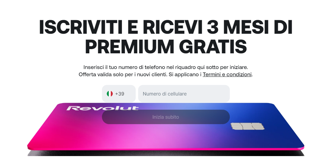 gratis per 3 mesi