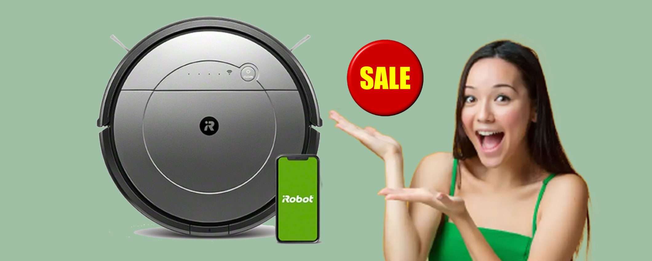 iRobot Roomba Combo 2 in 1: risparmio SUPER del 29%