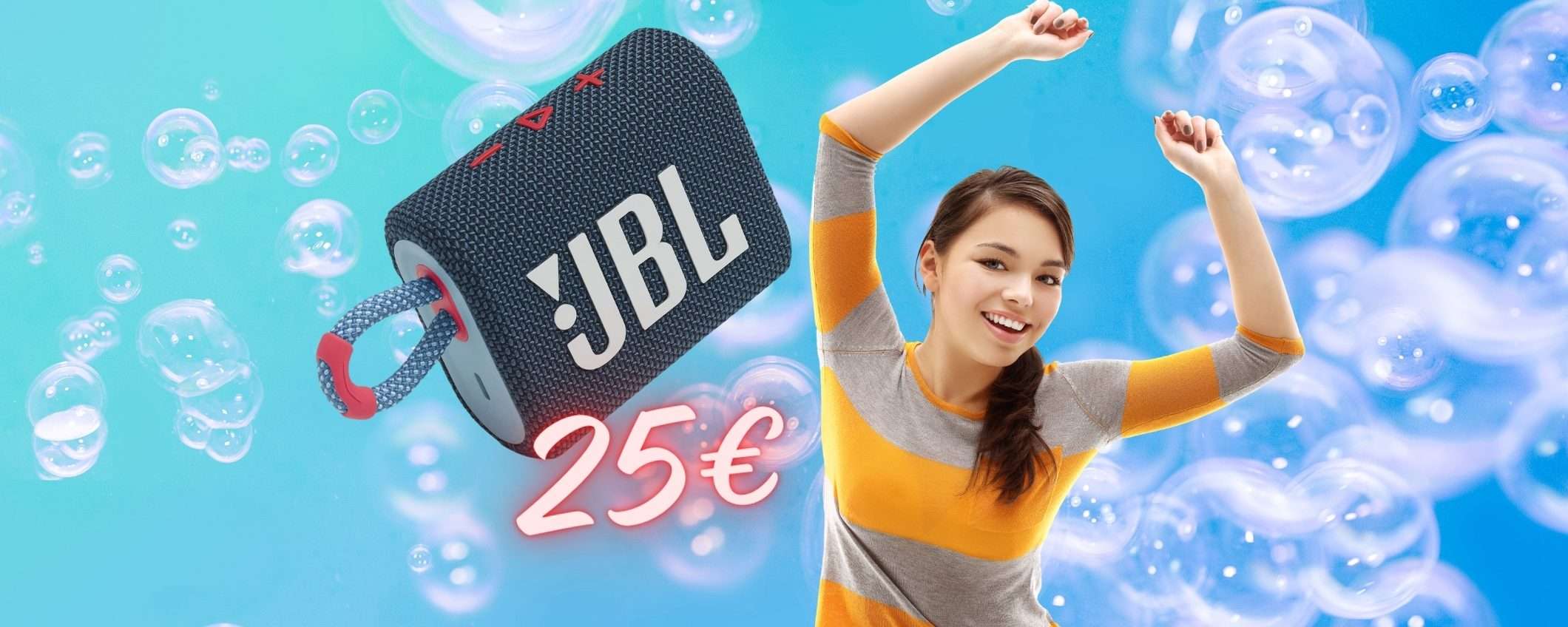 JBL GO 3: il RE degli speaker Bluetooth portatili tuo a SOLI 25€