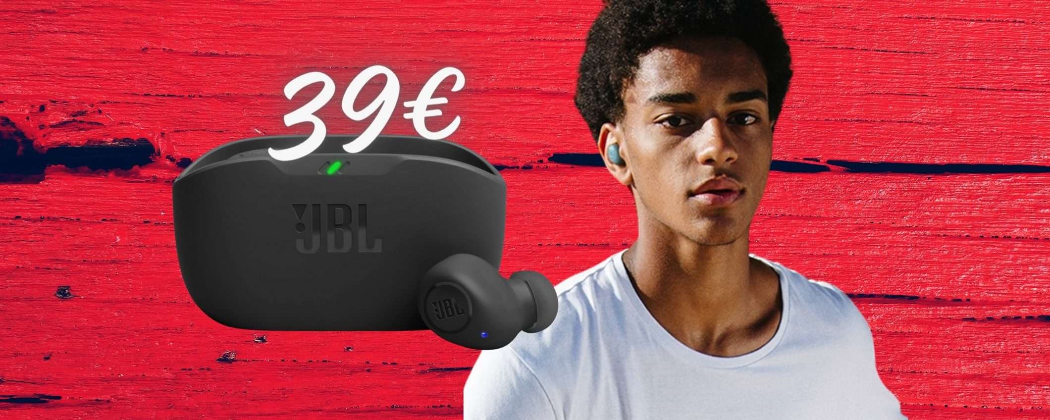 JBL Wave Buds (quasi) al MINIMO STORICO su Amazon, ora 39€