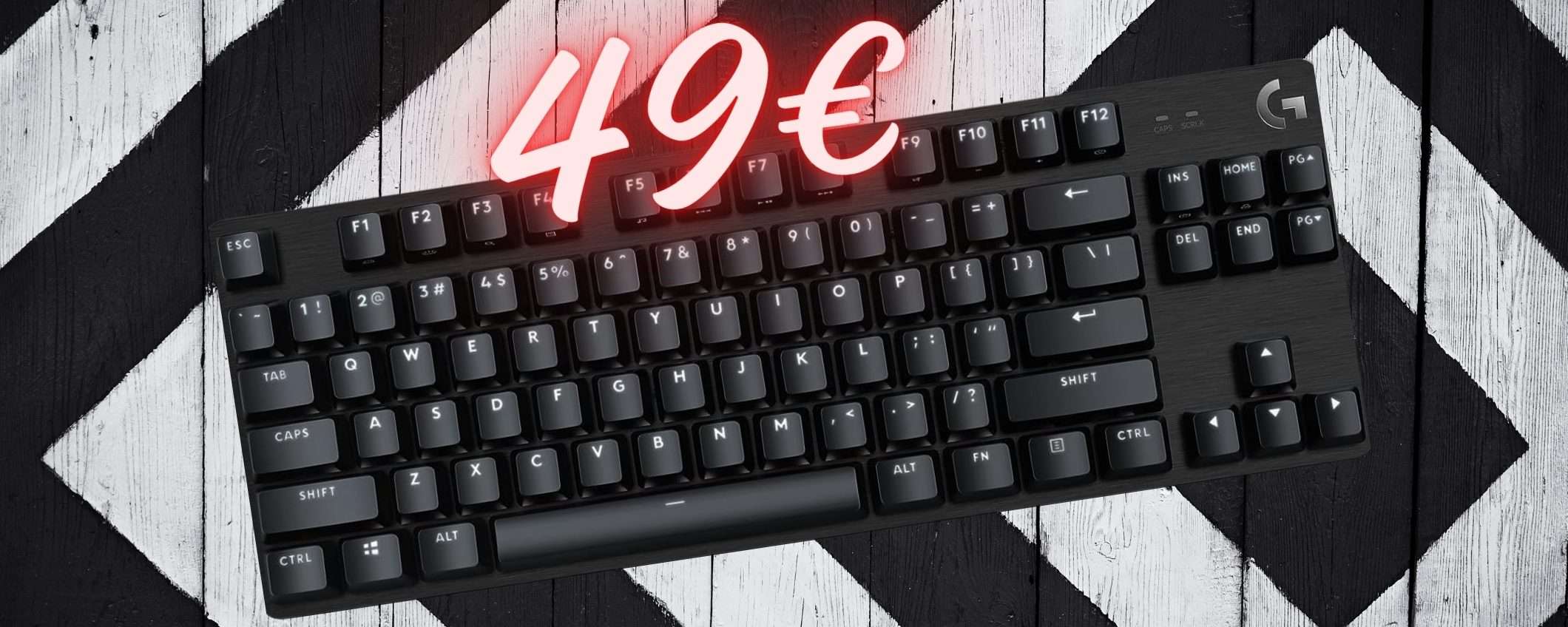 Logitech G413 TKL SE: tastiera da gaming a PREZZO ASSURDO (49€)